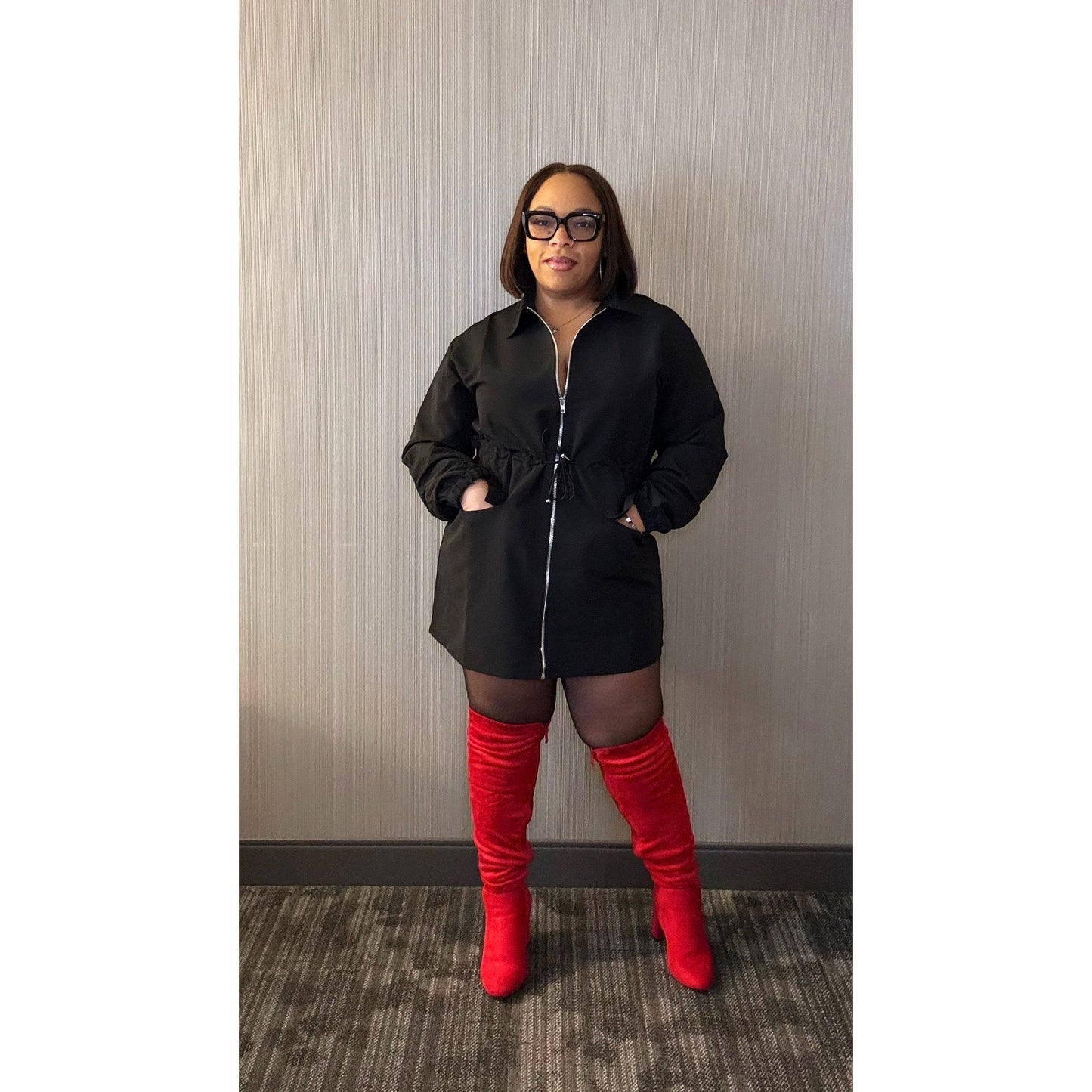 Cargo Zip Dress