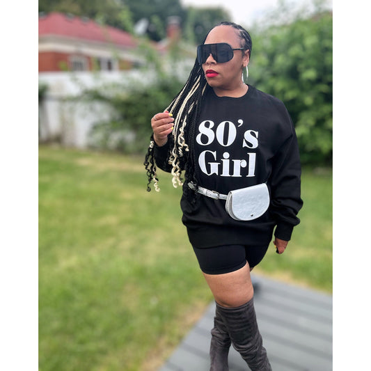 80's Girl Sweatshirt  | SM-2X