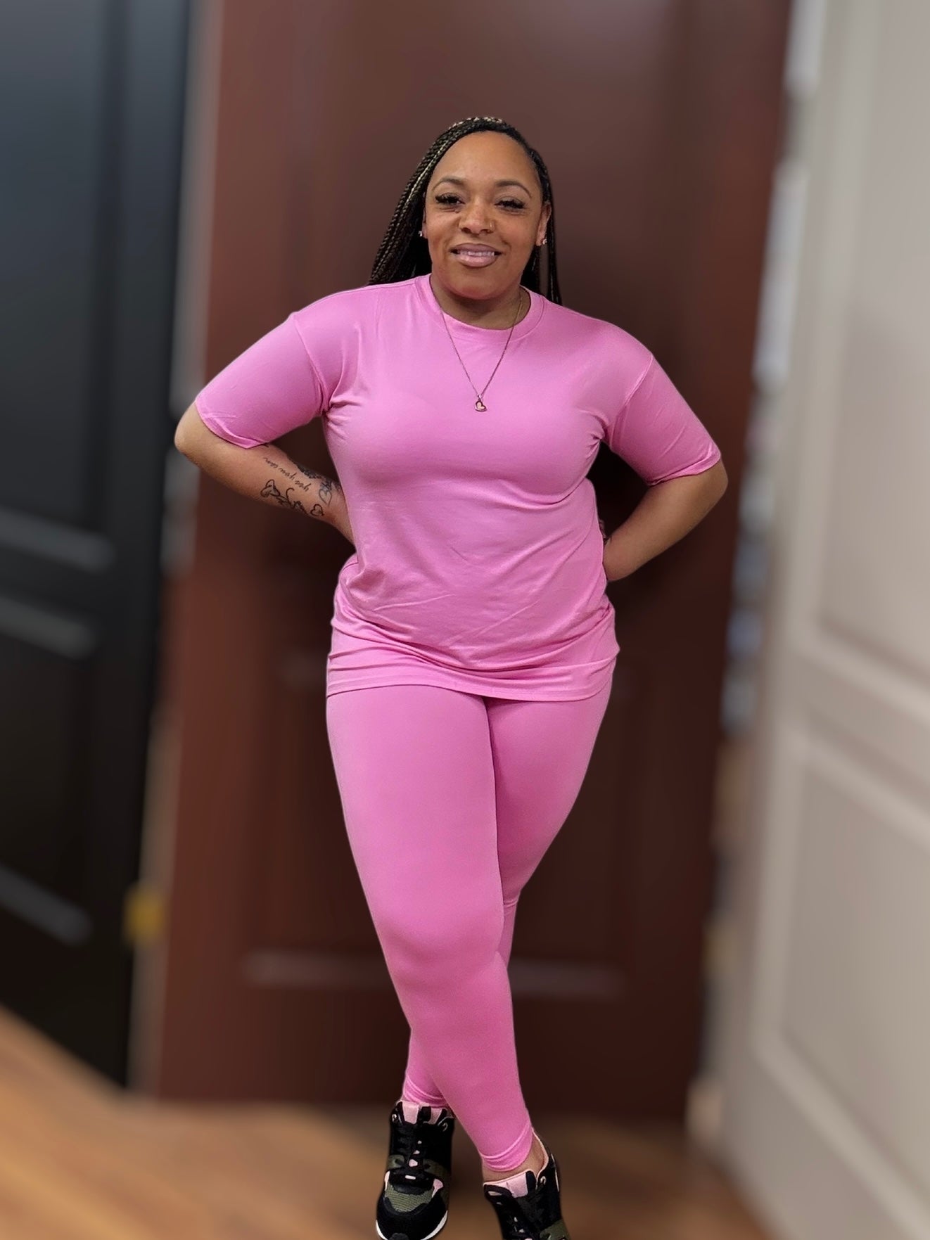 Comfy Legging Set |Pink