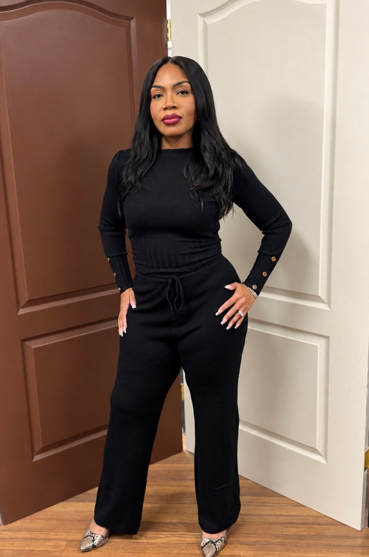 Polished Comfort Knit Set